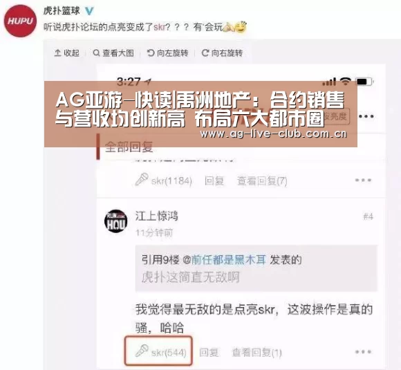 AG亚游-快读|禹洲地产:合约销售与营收均创新高 布局六大都市圈(图1) AG真人